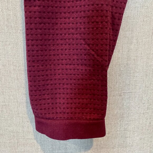 Gymshark Vital Seamless Leggings Maroon Red Size M High Waisted Workout Tights - Picture 9 of 10